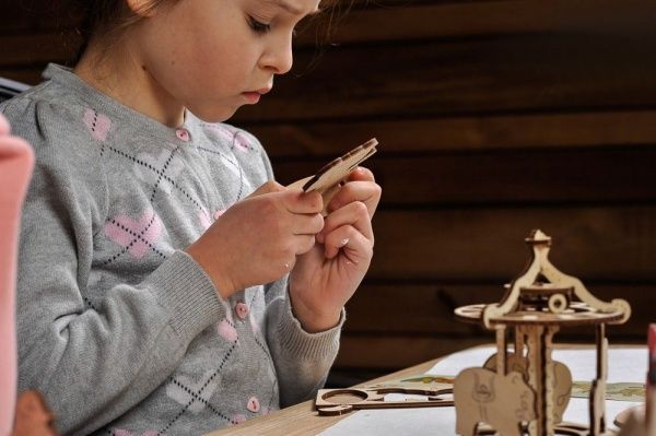 Раскраска UGEARS Медвежонок