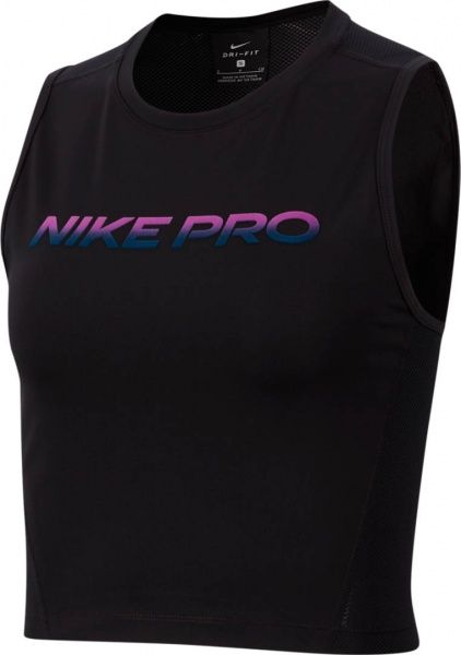 Майка Nike W NP CROP TANK VNR EXCL CJ3697-010 M чорний
