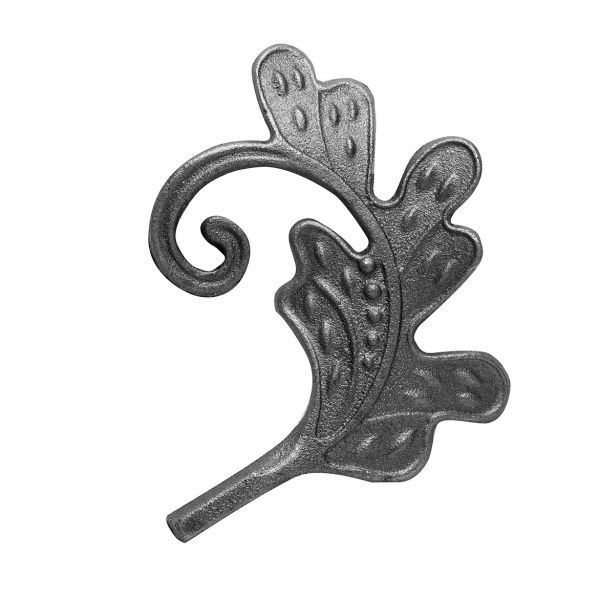 Декоративная вставка Укрітарм Листочек правый 130х100 мм 2114R