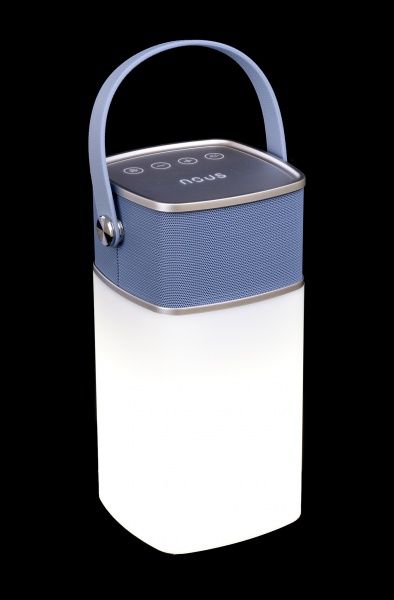 Смарт-светильник Nous с Bluetooth колонкой и Power Bank 1 Вт серебряный H4 Silver 