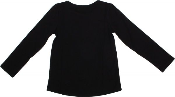 Футболка з довгим рукавом 5.10.15. для дівчинки 3H3923 р.92 чорний 