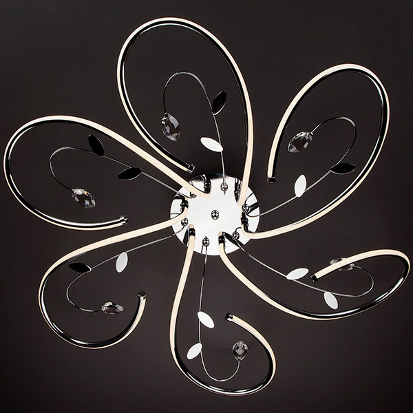 Люстра світлодіодна Strotskis Venzel 90082/6 90 Вт хром 