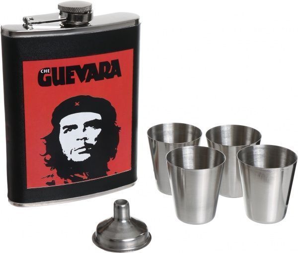 Подарочный набор Фляга, рюмки и воронка T010