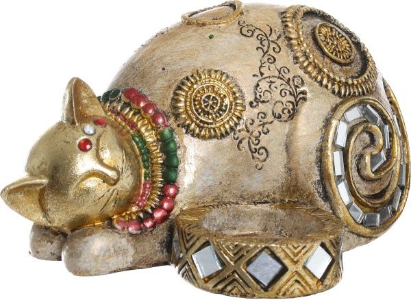 Статуэтка-подсвечник Кошка ZH74327-A