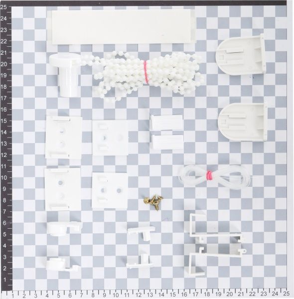 Ролета мини Delfa Премиум Понтас 73x170 см серая 