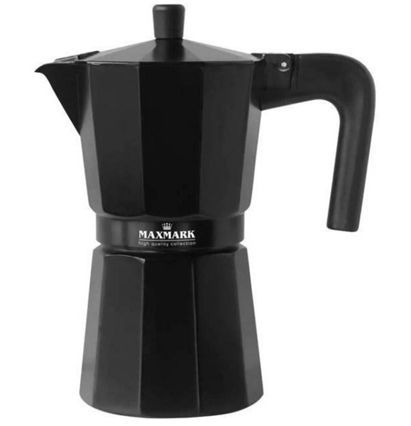 Кофеварка гейзерная Maxmark 300 мл MK-106BLK