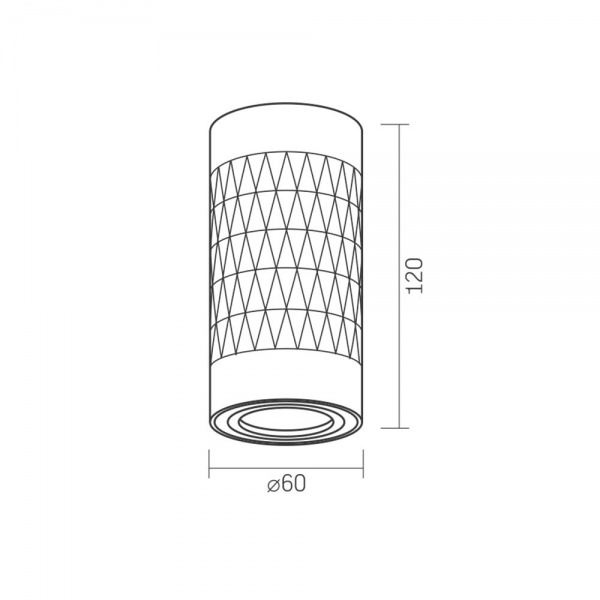 Светильник точечный Videx SPF03A GU10 черный 26824 