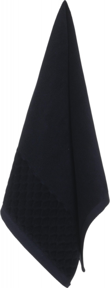 Рушник махровий VELOUR CELLS 50x90 см чорний La Nuit