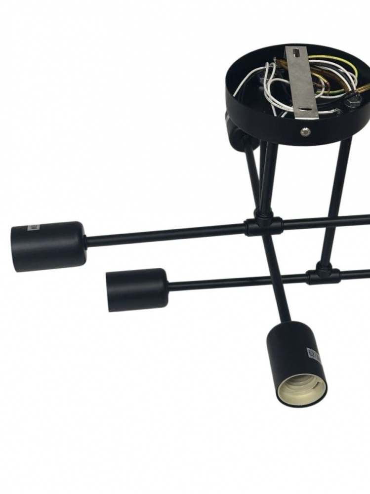 Люстра ELIOS 6x5 Вт E27 чорний DL1016