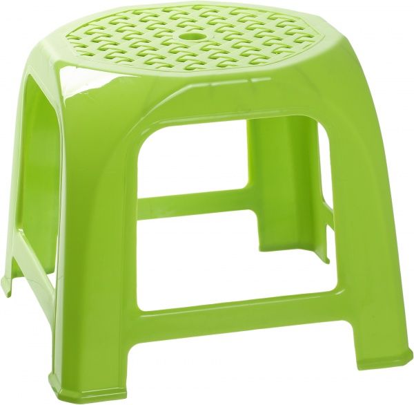 Табурет пластиковый Алеана Малятко 27x32x32 см оливковый  