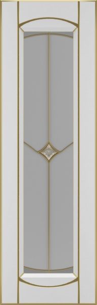 Фасад для кухні Грейд Білий патинований золотом №383 920x296 ВТ Арк'юїт