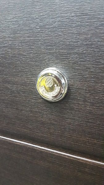 Двері вхідні Булат Престиж 156 венге горизонт темний 2050x850мм ліві