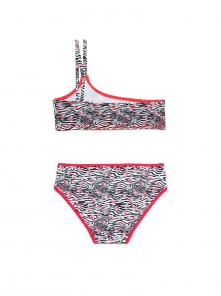 Купальник для девочек Conte-Kids E Zebra р.128 /60 см красный 
