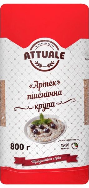 Крупа пшенична Аттуаль Артек 800 г 
