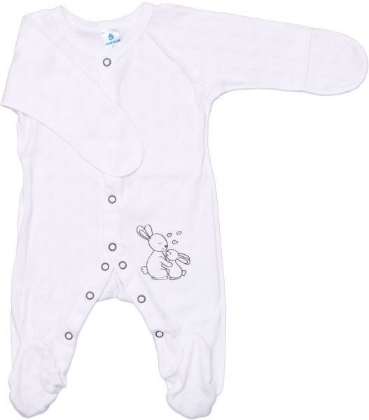 Комбинезон детский унисекс Minikin р.56 молочный 21220556 