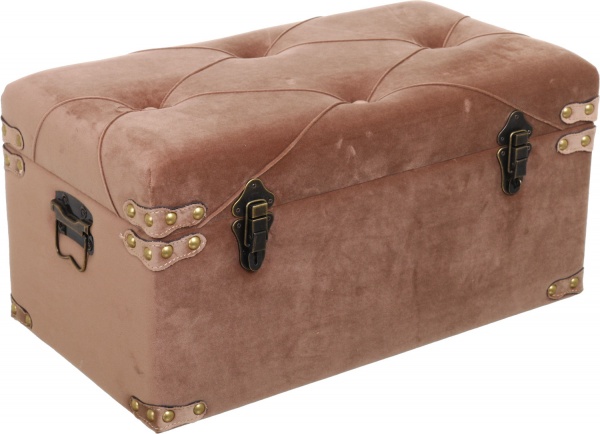 Сундук-пуф Велюр латте 57х30х29 см 