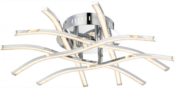 Люстра светодиодная Globo LED Sahara 6x5 Вт хром 67816 