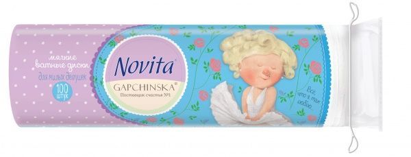 Ватні диски Novita Gapchinska 100 шт.
