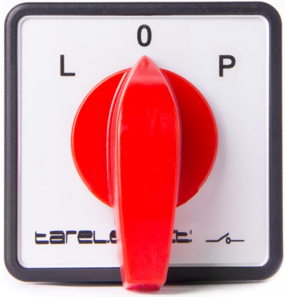 Переключатель пакетный E.NEXT LK40/3.323-ZP/45 щитовой с передней панелью 3p 1-0-2 40А 8631-200