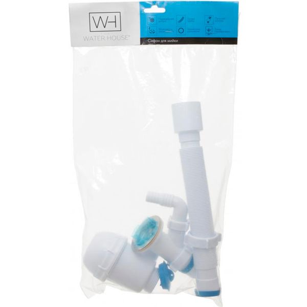 Сифон для кухонной мойки Water House сетка 1 