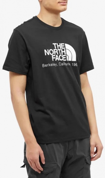 Футболка THE NORTH FACE M BERKELEY CALIFORNIA TEE- IN SCRAP MAT NF0A55GEJK31 р.L чорний