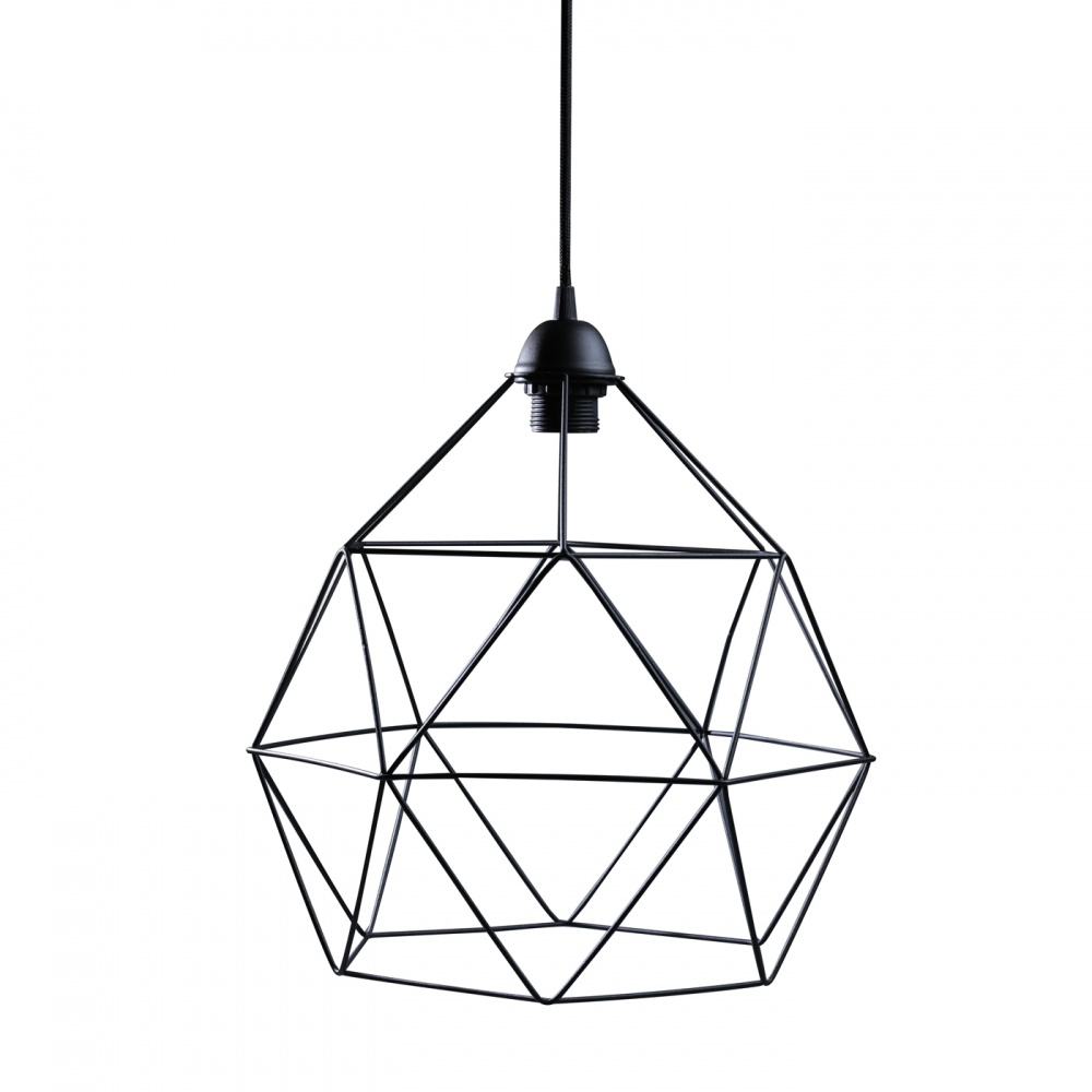 Світильник підвісний LIGHT SET KOSA 3335 1xE27 чорний