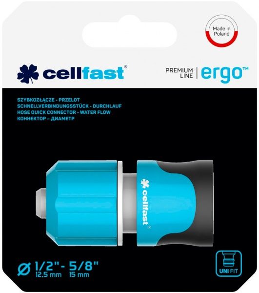 З'єднувач для шланга Cellfast Ergo 1/2 53-130