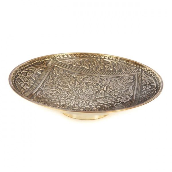 Конфетница медная декоративная 15 см 2007