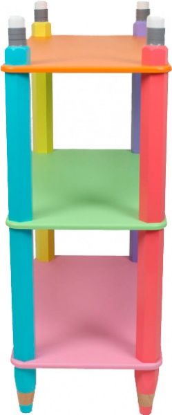 Стеллаж Yuliana Карандашики 3 полки 60х30 10002200