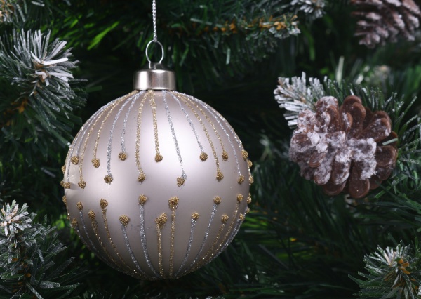 Елочная игрушка в форме шара 8 смABT620330 