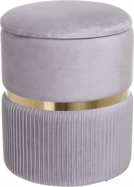 Сундук-пуф Bernard светло-серый 31,5х31,5х38 см 