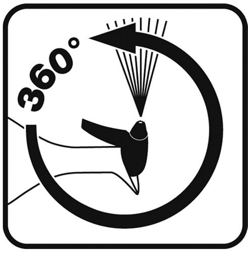 Обприскувач ручний Gloria Аpple green дизайнерський 0,8 л 