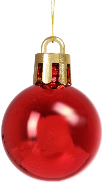 Набор елочных шаров красный CAN201020 d30 мм 12 шт./уп. 