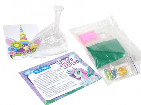 Набор для творчества Ранок Гелевая свеча Единорог 450045