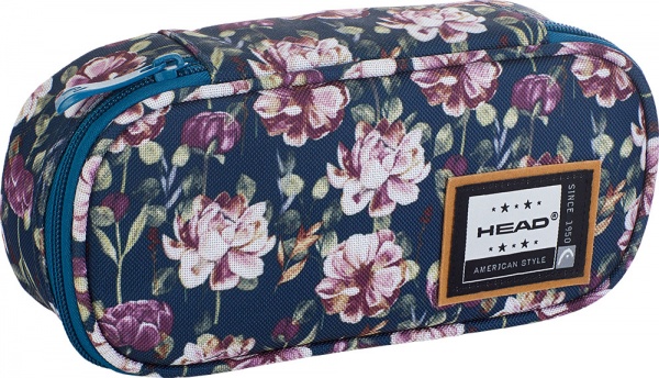 Пенал HD-334 Head синій із малюнком