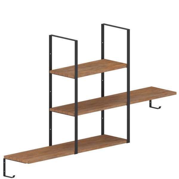 Кронштейн для полиць Valore Гак подвійний Loft SB-DH-28