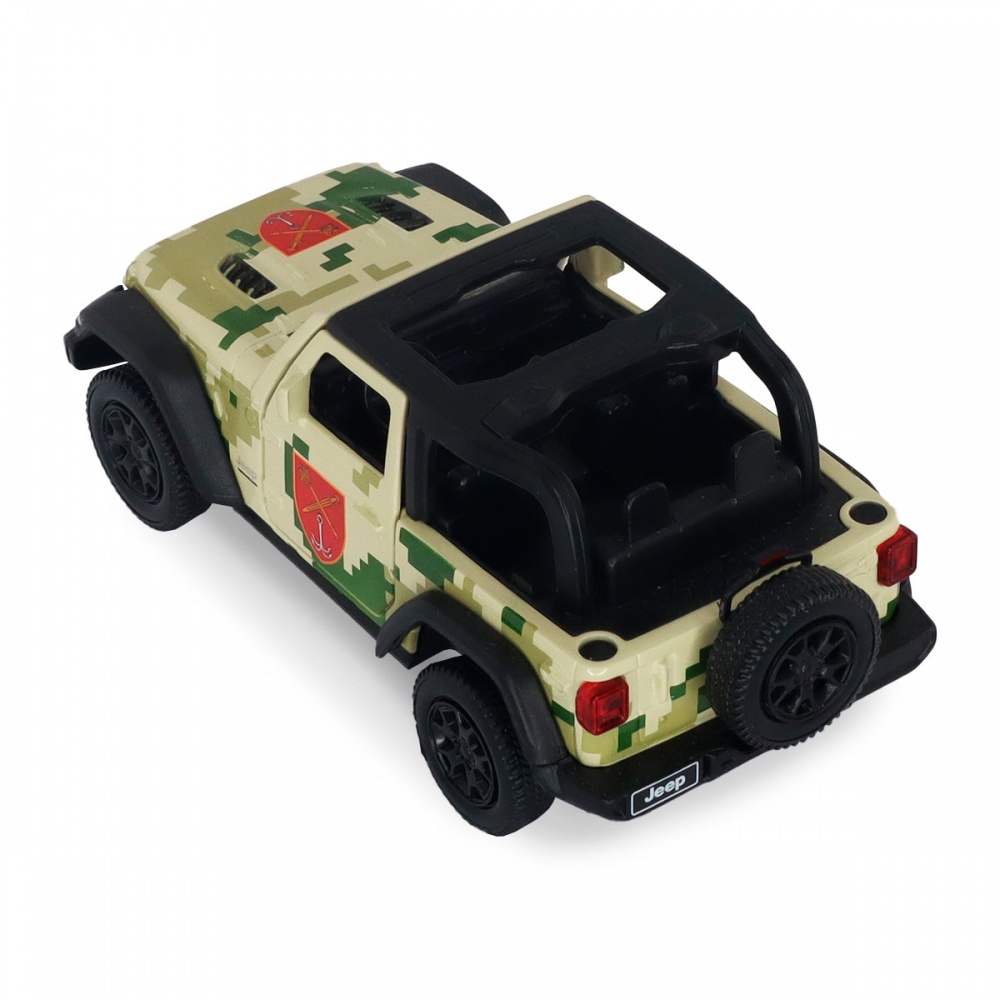 Автомодель TechnoDrive 1:32 серии Шевроны Героев - Jeep Wrangler Rubicon ОК Юг 250398UM