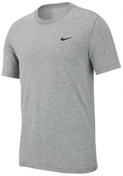 Футболка Nike M NK DRY TEE DFC CREW SOLID AR6029-063 р.S сірий