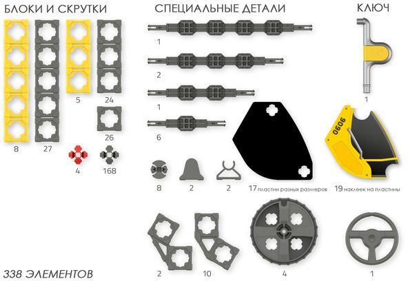 Конструктор Twickto Vehicles 1 15073830
