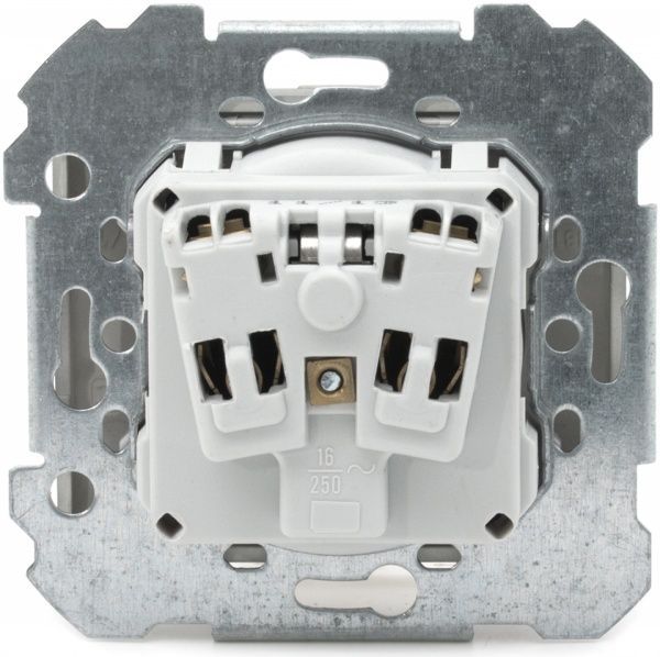 Розетка с заземлением Siemens Iris 2P+Z 16 А 250 В без шторок с крышкой алюминий меркурий 18813 MA
