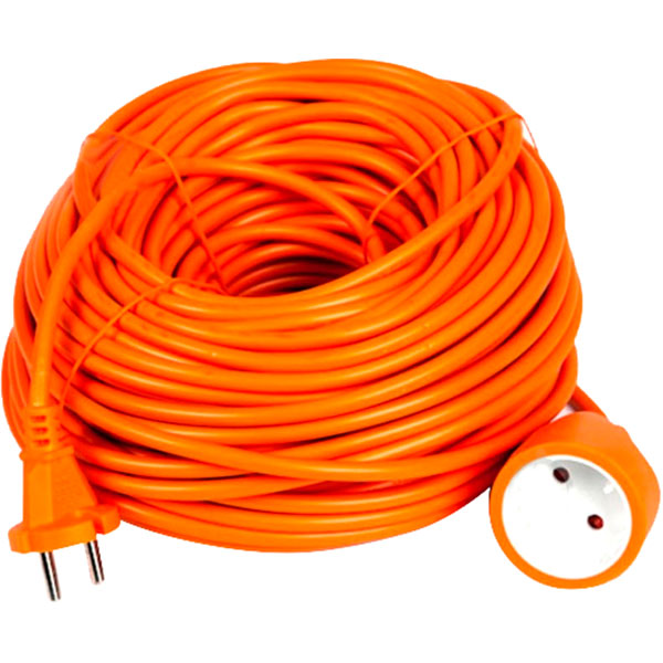 Удлинитель Electraline садовый с заземлением 1 гн. желтый 20 м 01627 