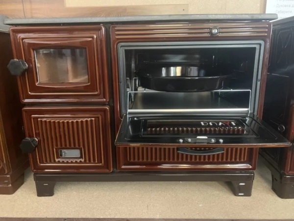 Печь отопительно-варочная Duval EK-103F «евро буржуйка» с духовкой