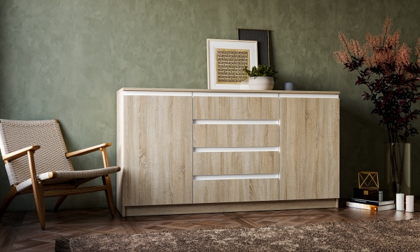 Комод Грейд Эстер 1500х860х442 мм дуб сонома/дуб сонома 