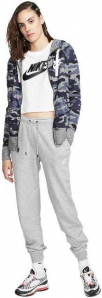 Штани Nike ESSNTL FLC MR PNT RG BV4095-063 р. S сірий