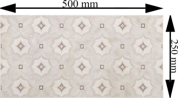 Плитка Атем Sofi Lace декор 25x50 