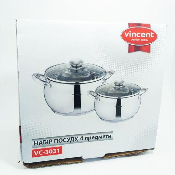 Набор кастрюль Vincent 4 предмета VC-3031