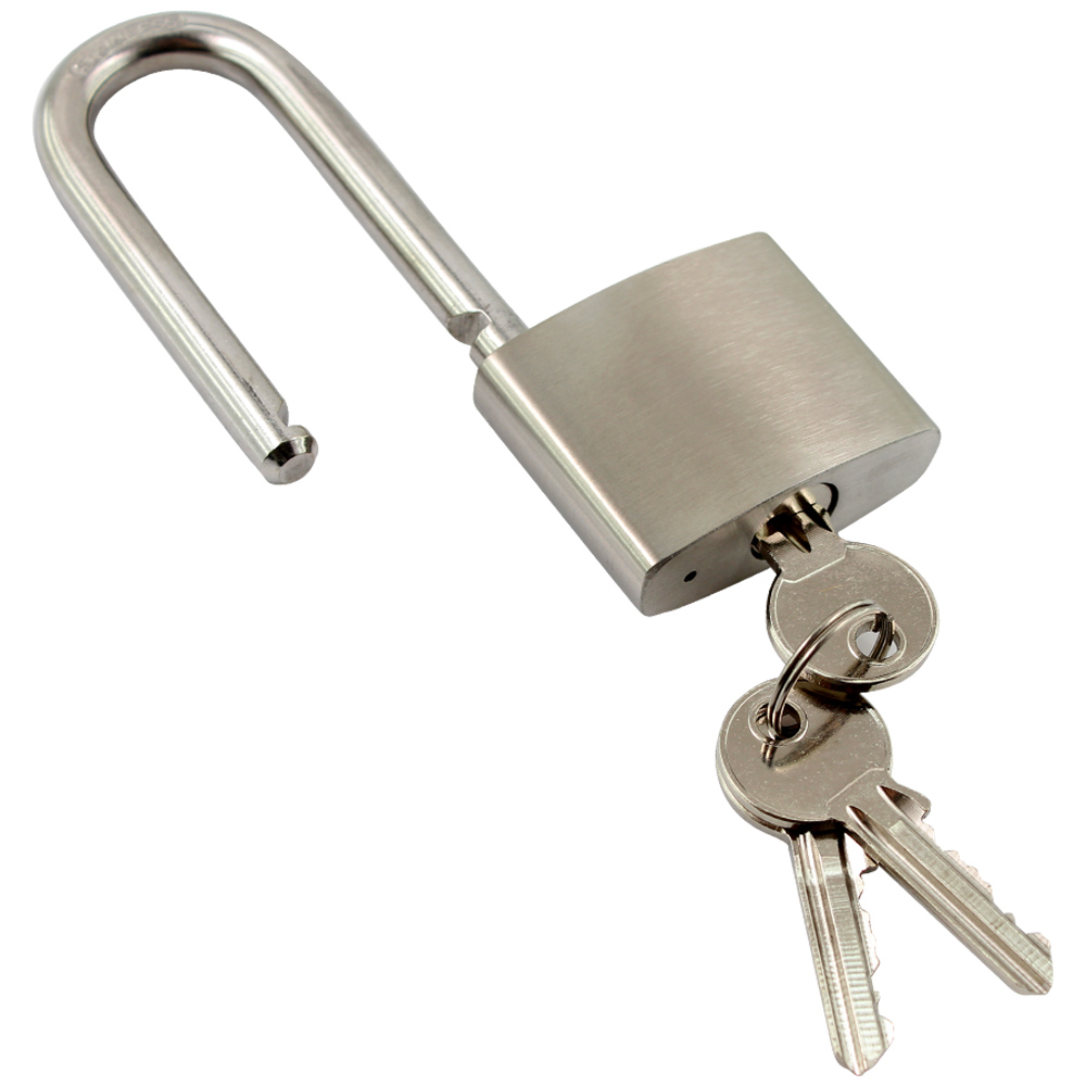 Замок навісний Comit 50 мм нержавіюча сталь 71067 відкритий (амбарний)