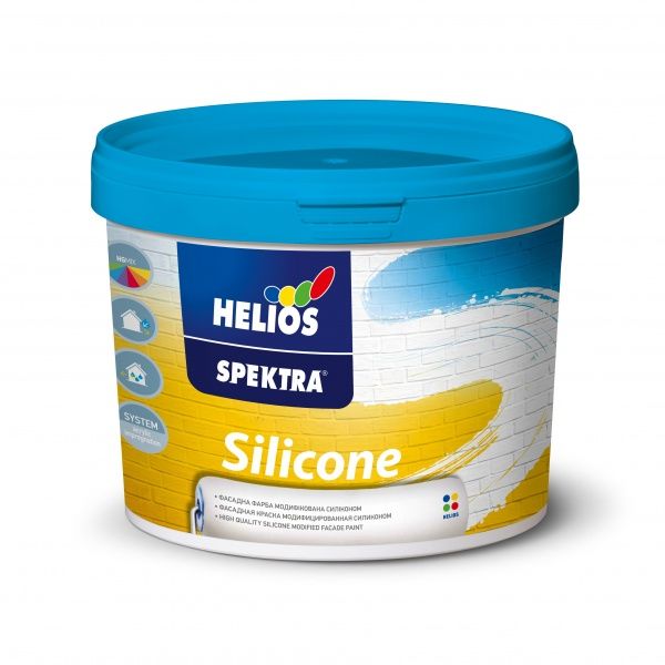 Фарба фасадна силіконова SPEKTRA Start B1 мат білий 2л 