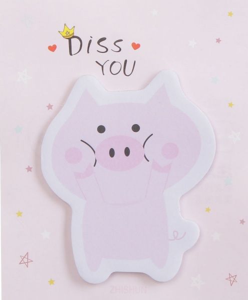 Блок бумаги Pig miss you