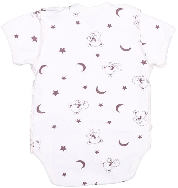 Боди Bambinelli с коротким рукавом Мишка р.56 белый с рисунком 